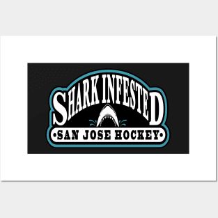 Shark Infested San Jose Hockey Posters and Art